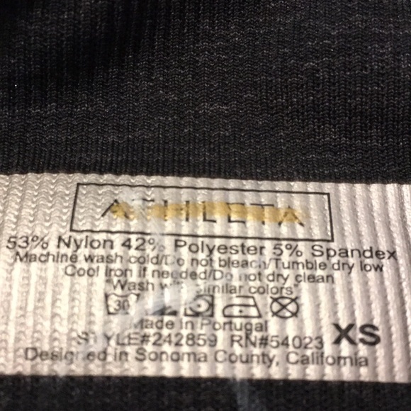 Athleta Leggings NWOT XS Athleta Black Leggings - Picture 6 of 6